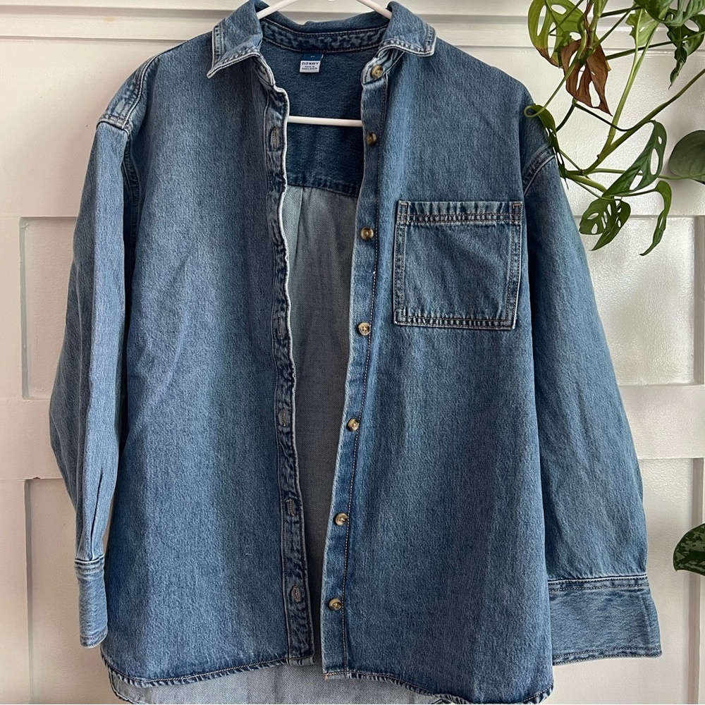 Old navy Boyfriend Button-Down denim